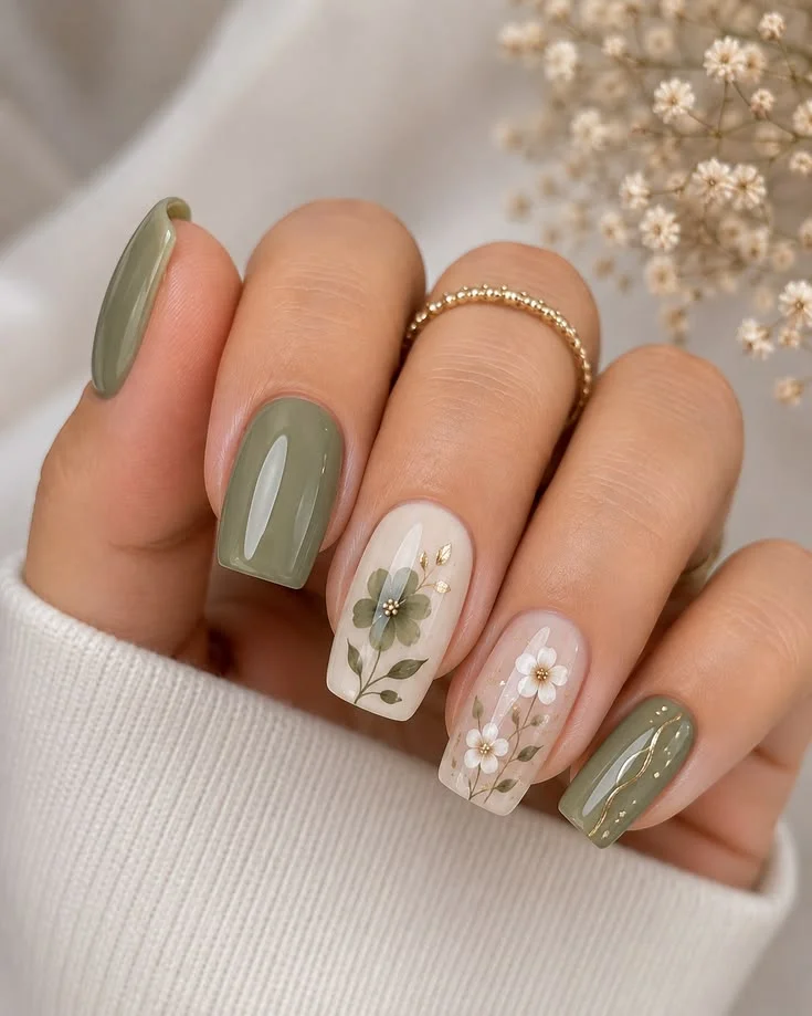Những mẫu móng tay vuông đẹp