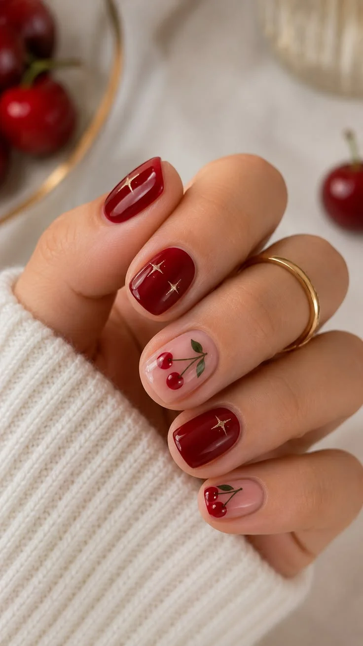 những mẫu nail đẹp cho móng ngắn